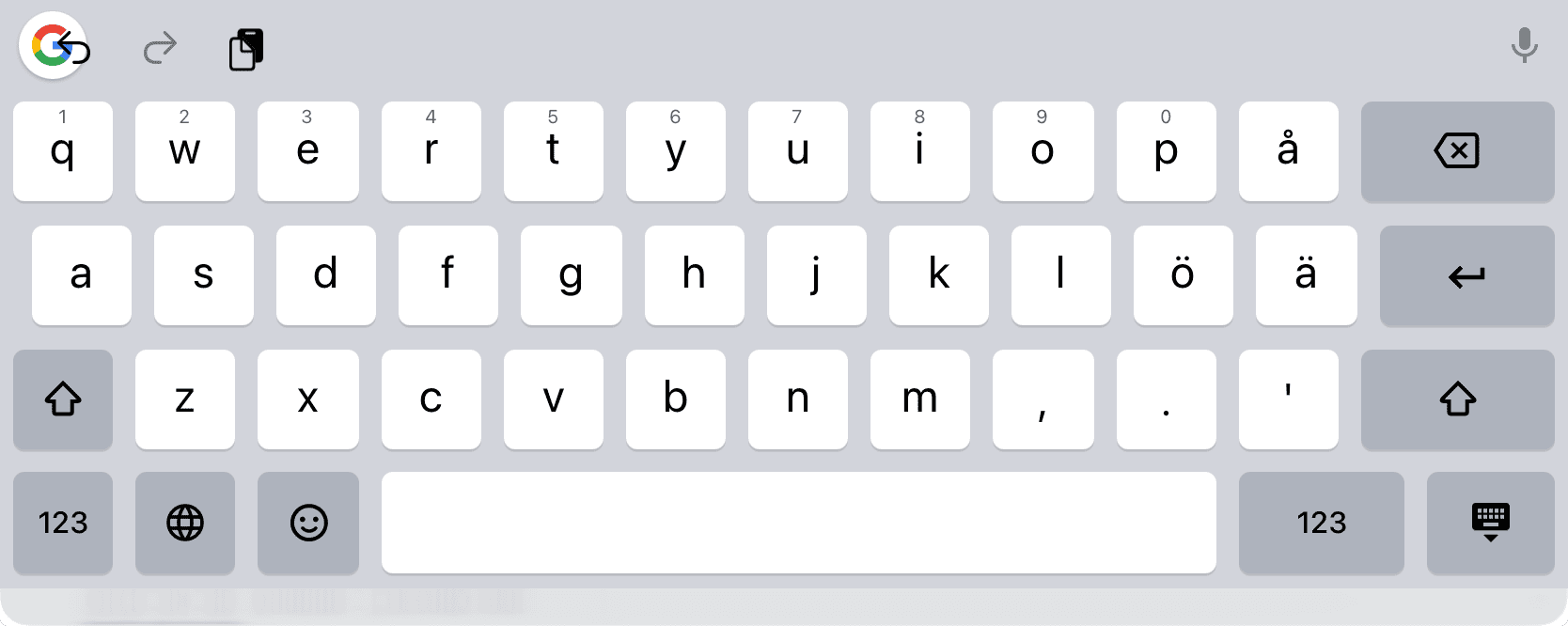 Gboard keyboard