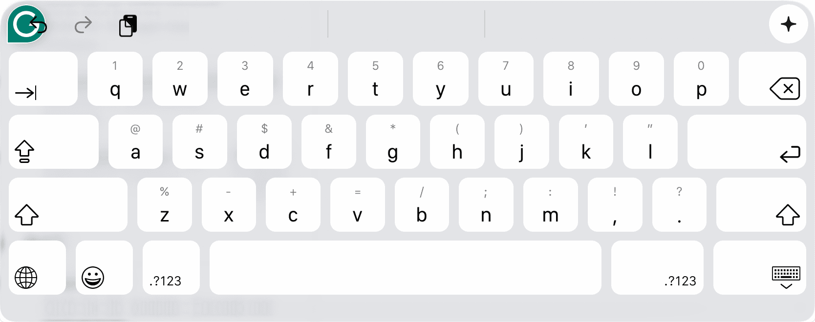 Grammarly keyboard