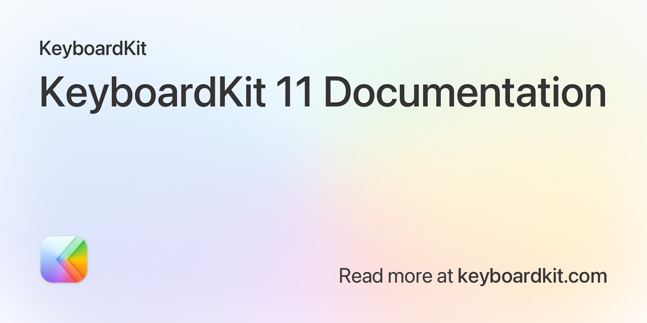 KeyboardKit 11 Documentation