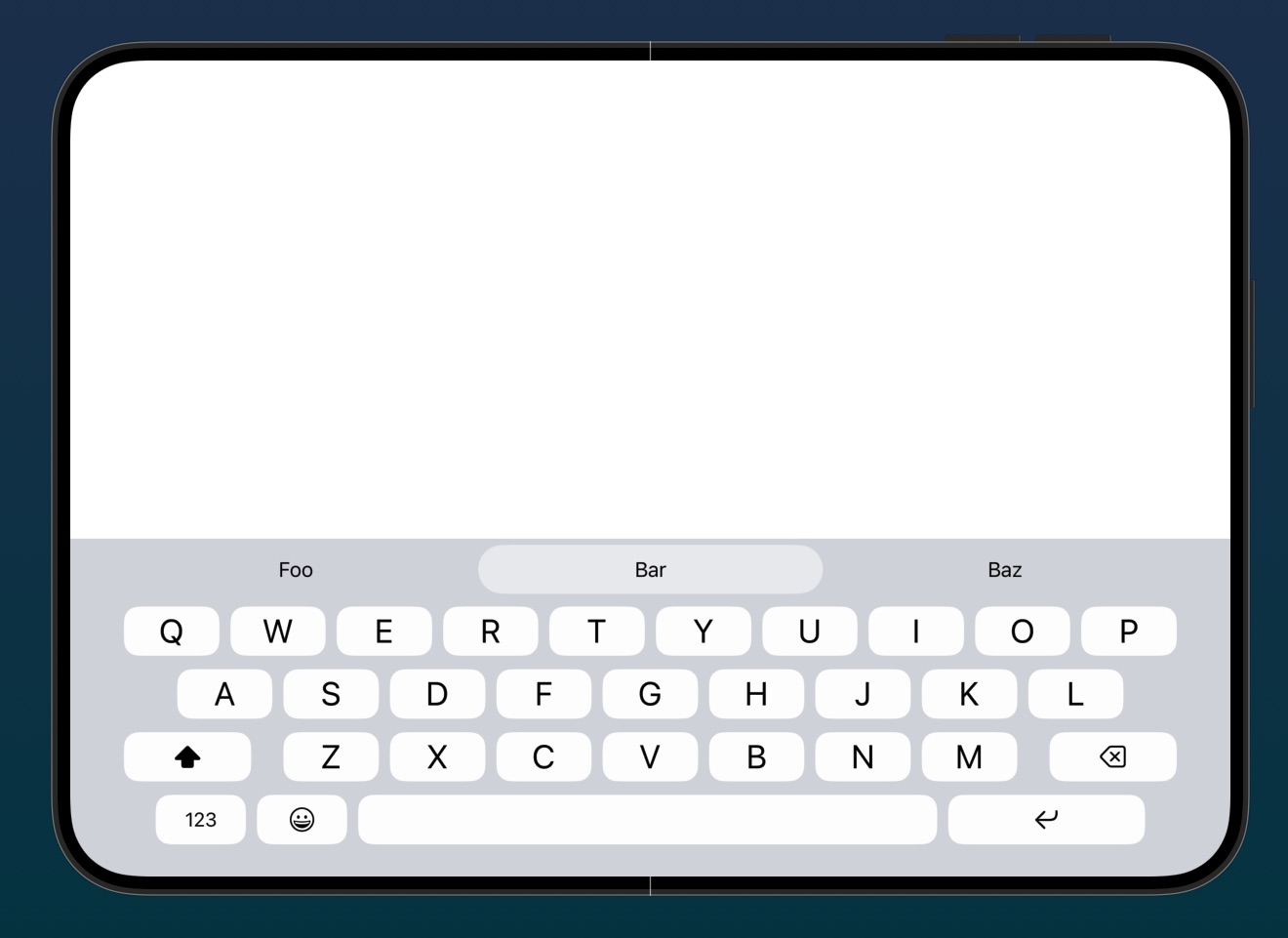 KeyboardKit on a open Duo in standard mode
