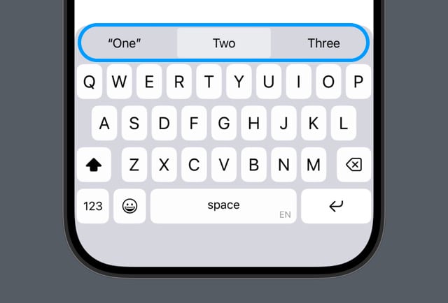 An autocomplete toolbar